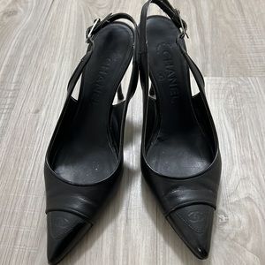 CHANEL Sling back heels